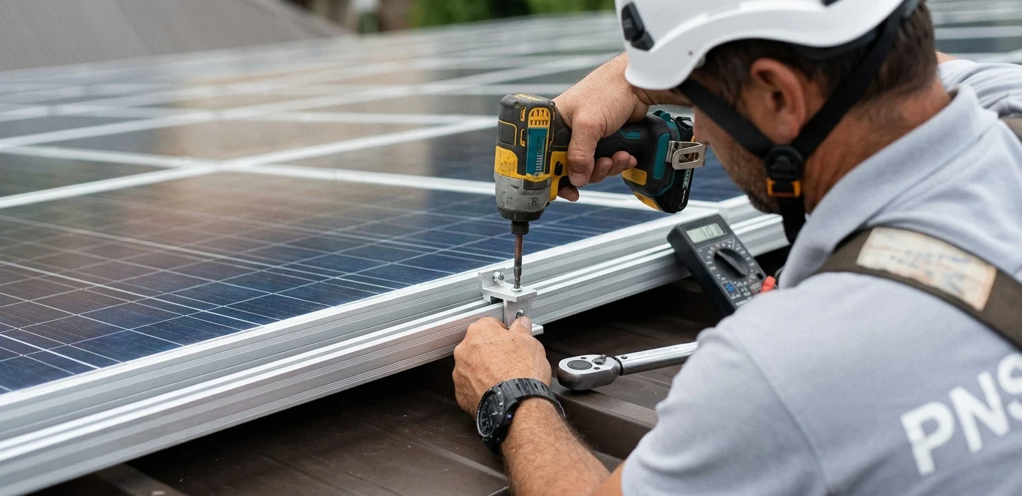 Panneaux solaires à Évry-Courcouronnes